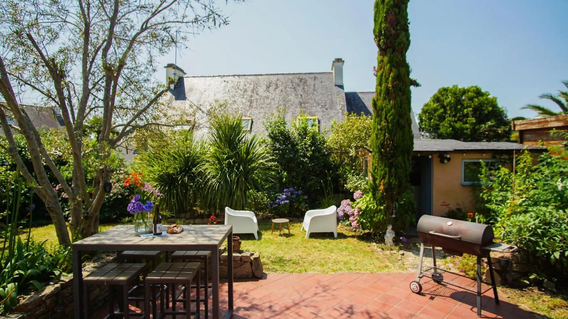 La Maison Du Pecheur, Proche Des Plages, Jardin Конкарно Франция